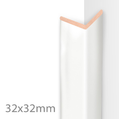 M. Angle Super blanc brillant - (2600x32x32)