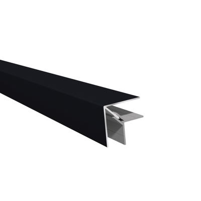 Two-part corner profile Graphite Black 9011 - (3000x50x50mm)