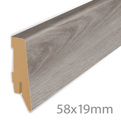 Profile Skirting Harmony Oak Grey - (2400x19x58mm)